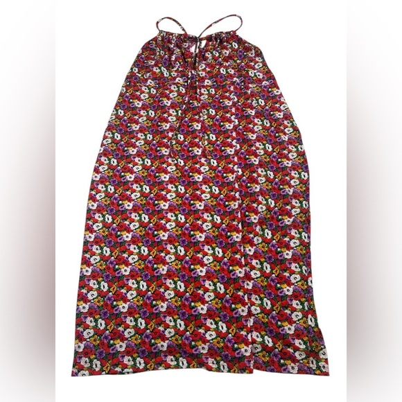 Fairycore Floral Maxi Dress with Red and White Flowers. Size 2X - Picture 4 of 9